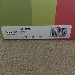 Bare Traps-Black Below Knee Boots in Box